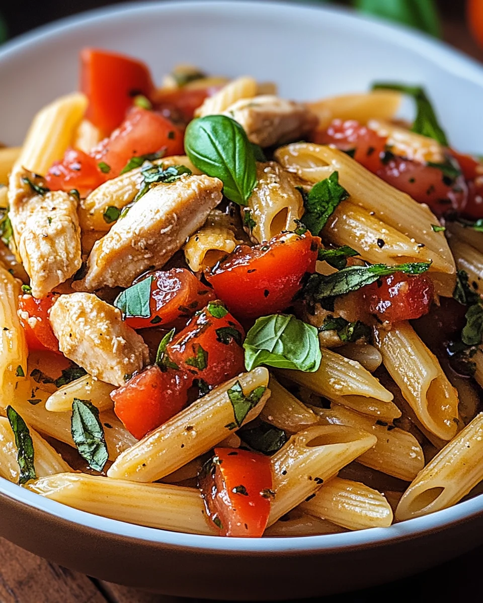 Bruschetta Chicken Pasta
