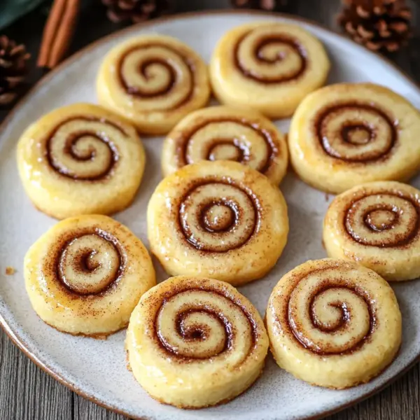 Cinnamon Roll Cookies - Zimtschnecken-Plätzchen