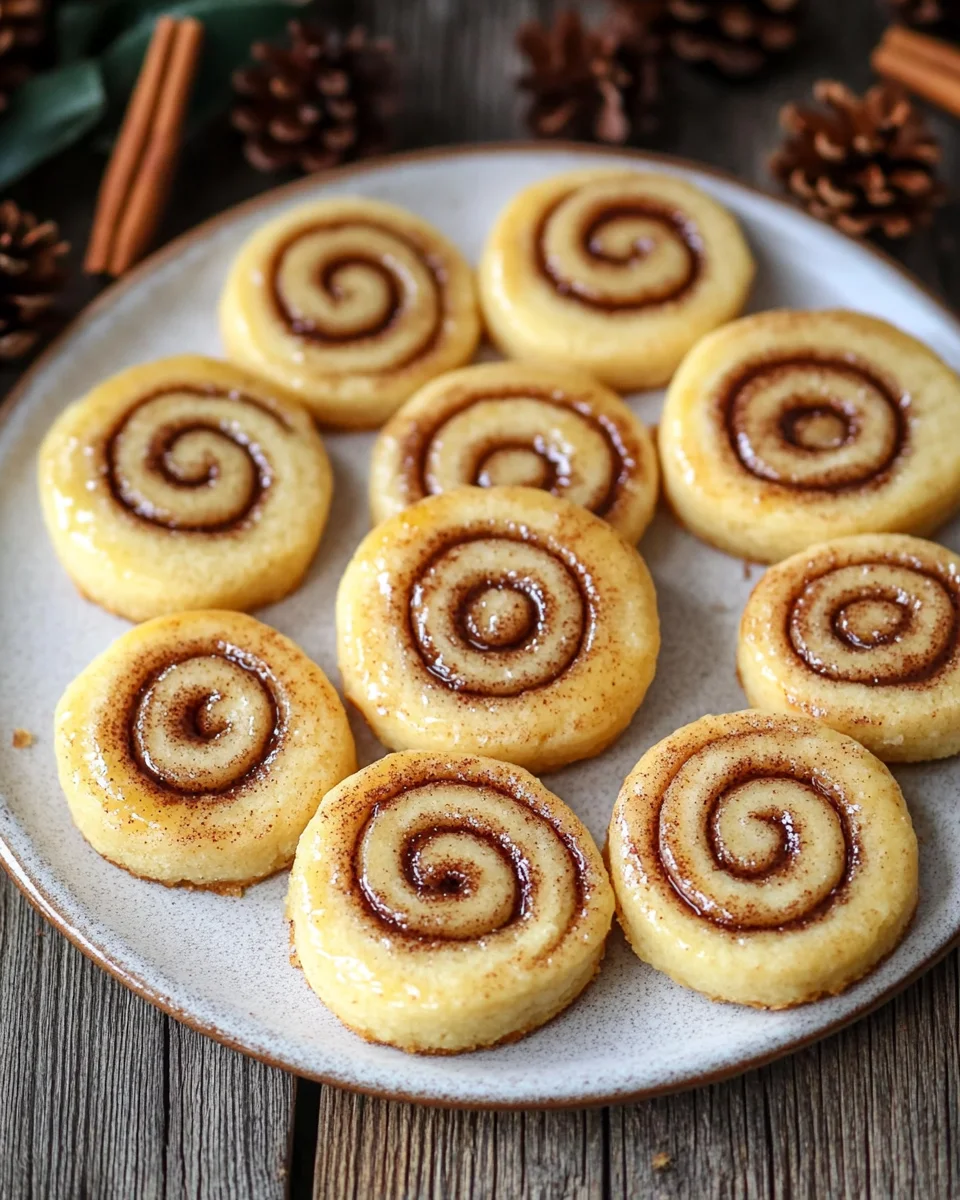 Cinnamon Roll Cookies - Zimtschnecken-Plätzchen