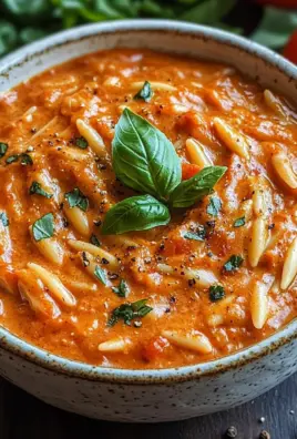 Creamy Vegan Tomato Orzo with Coconut Milk