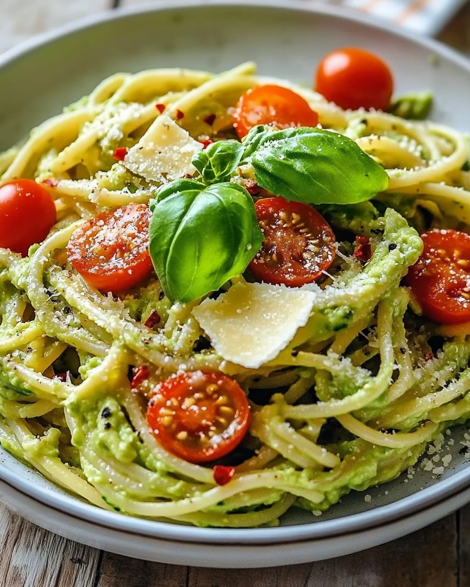 Cremige Avocado Pasta