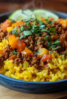 Curryreis mit Hackfleisch