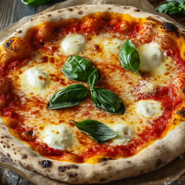 Der beste italienische Pizzateig und Pizza Margherita