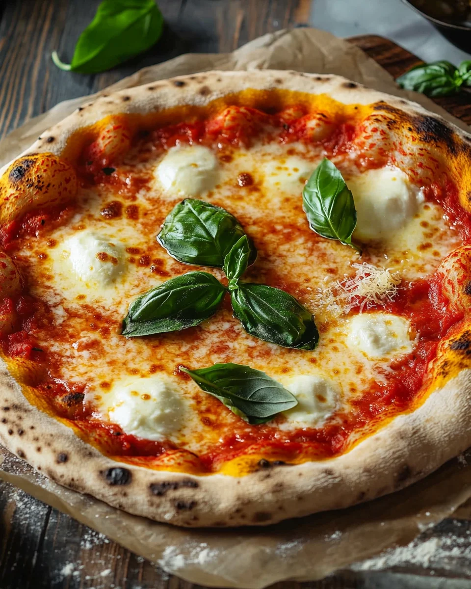 Der beste italienische Pizzateig und Pizza Margherita