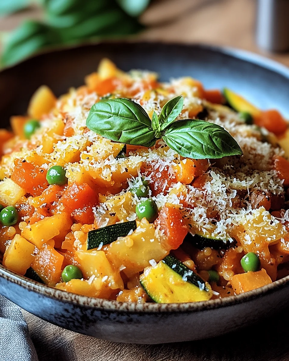 Ein-Topf-Kritharaki mit Gemüse und Parmesan 22 Ein-Topf-Kritharaki