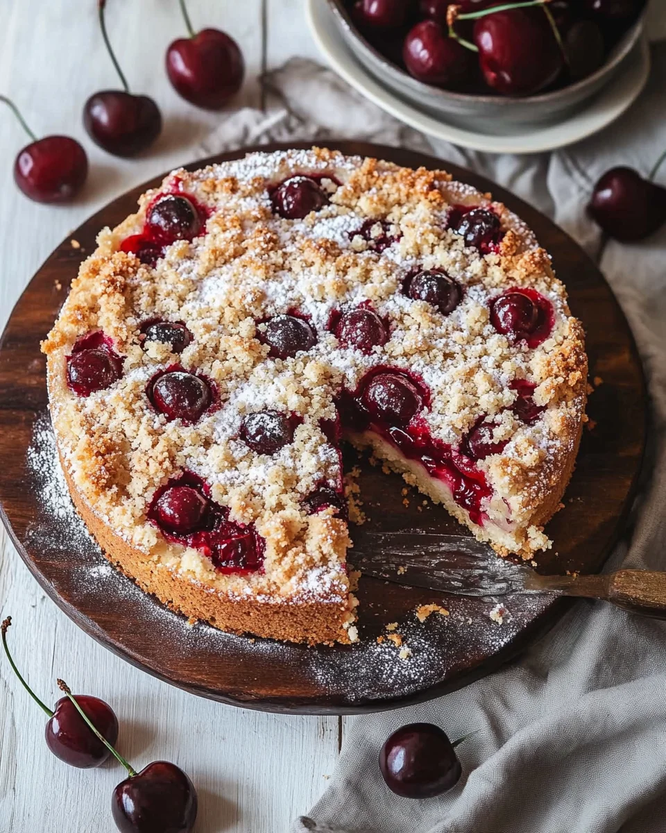 Einfacher und schneller Kirsch-Streusel-Kuchen 18 Einfacher