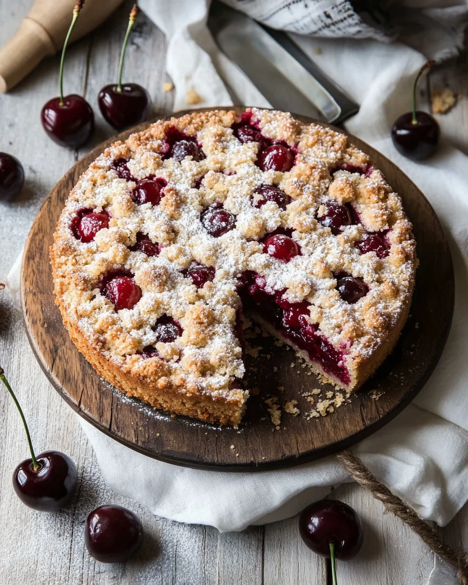 Einfacher und schneller Kirsch-Streusel-Kuchen 20 Einfacher und schneller Kirsch-Streusel-Kuchen