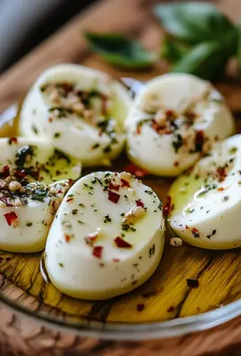 Eingelegter Mozzarella