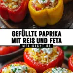 Gefüllte Paprika mit Reis und Feta 17 Pinterest Hidden Image