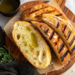 Grillbrot mit Oliven&ouml;l und Meersalz