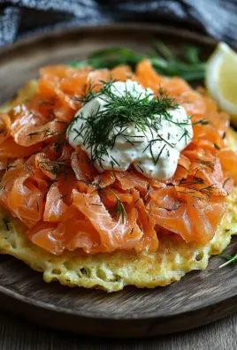 Großer Rösti mit Frischkäse und Lachs 23 Großer Rösti mit Frischkäse und Lachs