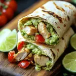 Guacamole Chicken Wraps