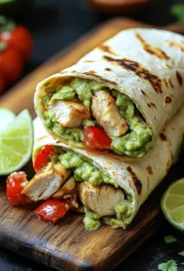 Guacamole Chicken Wraps 25 Guacamole Chicken Wraps