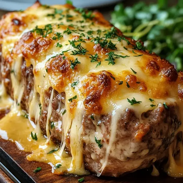 Hähnchen-Cordon-Bleu-Hackbraten