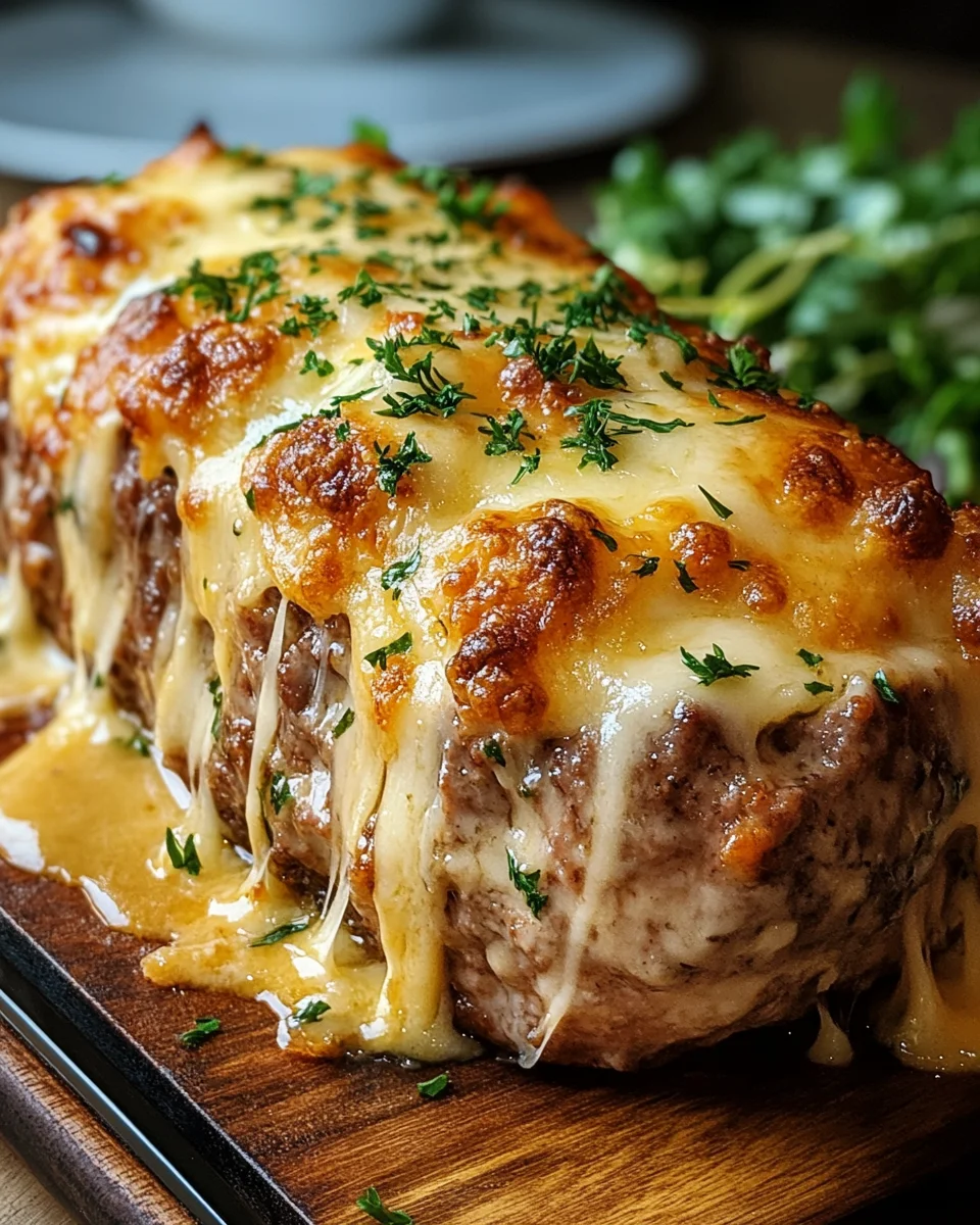 Hähnchen-Cordon-Bleu-Hackbraten