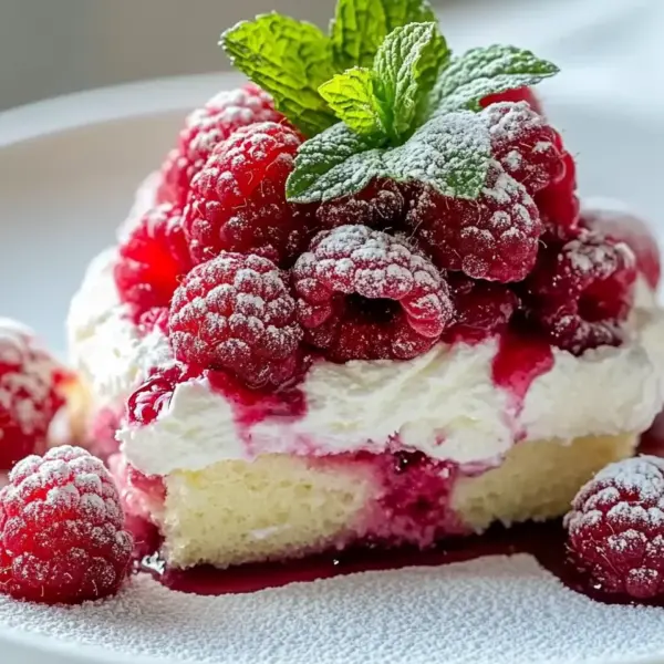 Himbeerwolke mit Mascarponecreme
