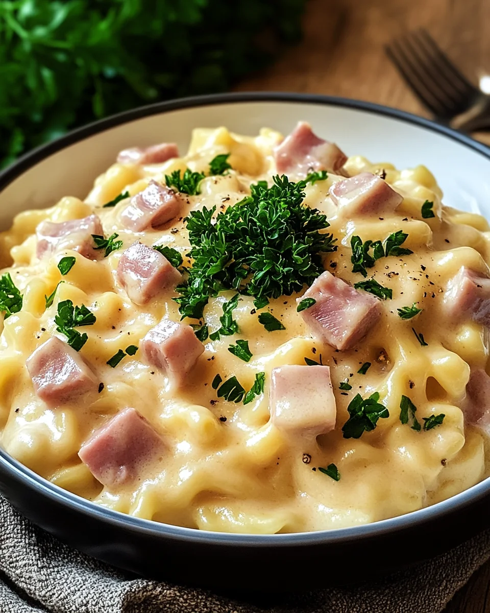 K&auml;se-Schinken-Sahne