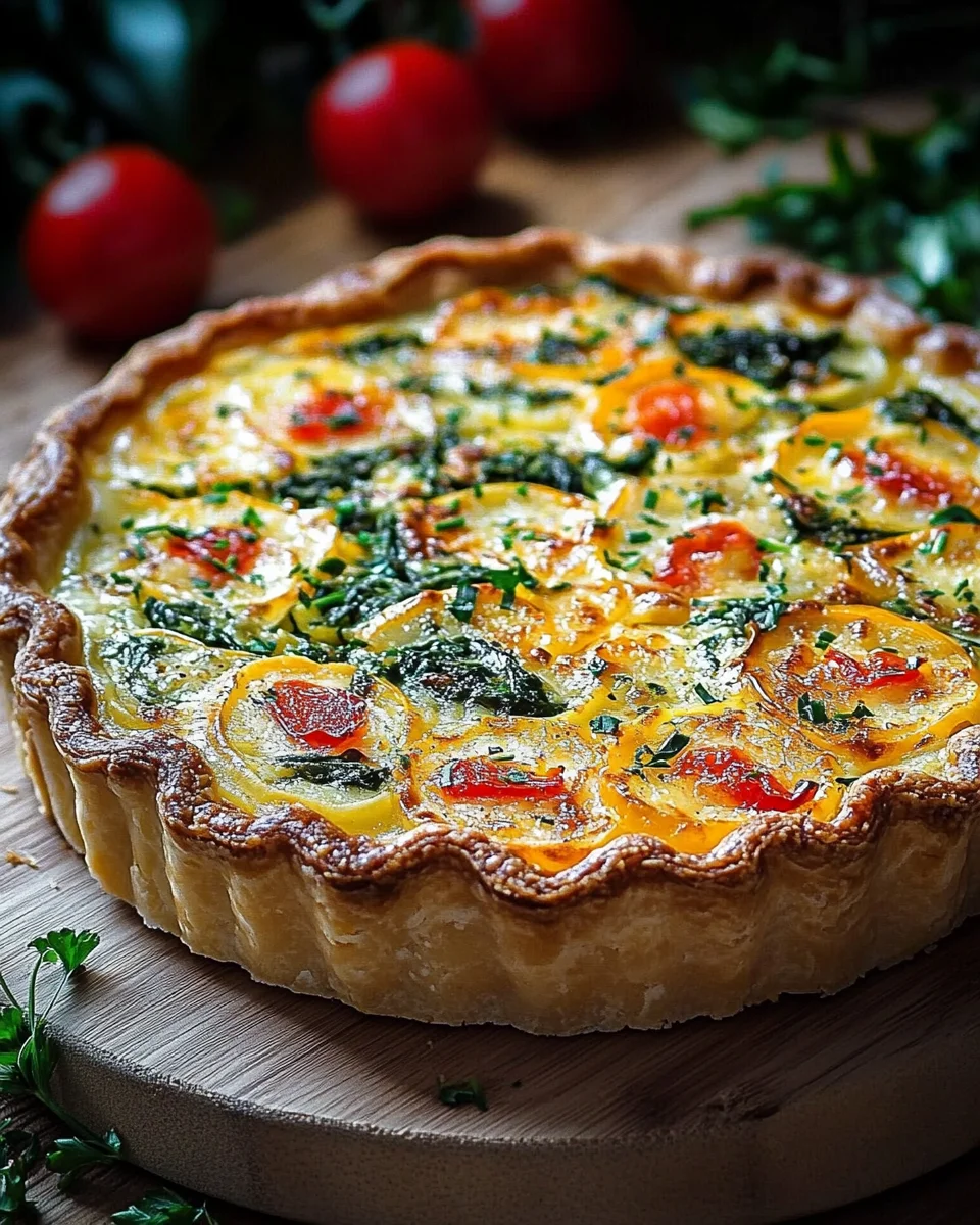 Kartoffel-Quiche mit Kartoffelteig 20 Kartoffel-Quiche