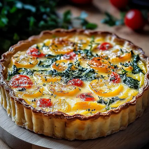 Kartoffel-Quiche mit Kartoffelteig