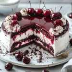 Kirschtorte mit Stracciatellacreme