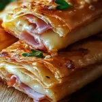 Knusprige Bl&auml;tterteig-Schinken-K&auml;se
