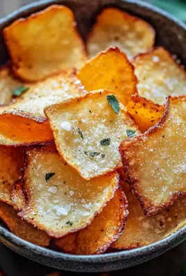 Knusprige Quark-Chips