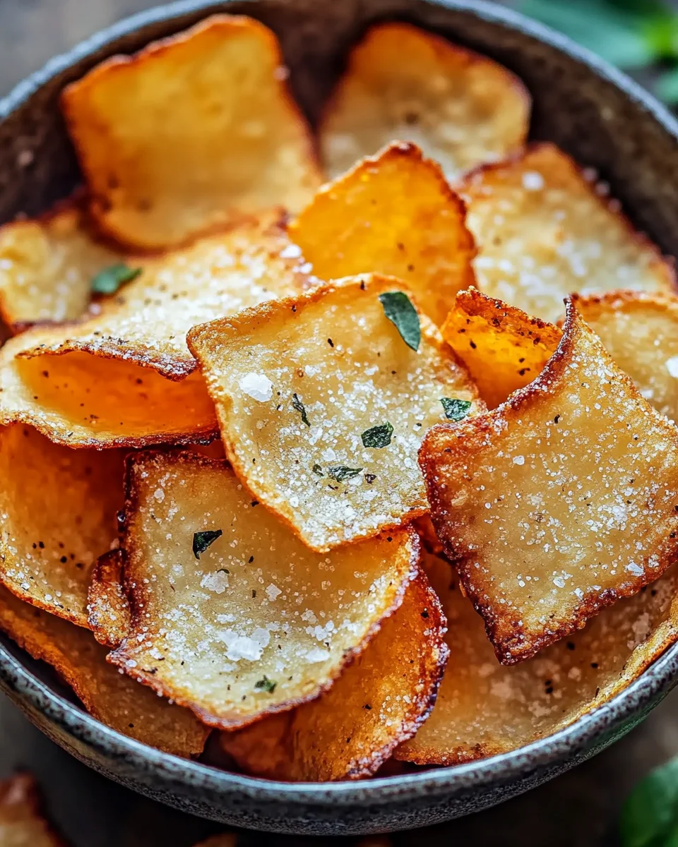 Knusprige Quark-Chips