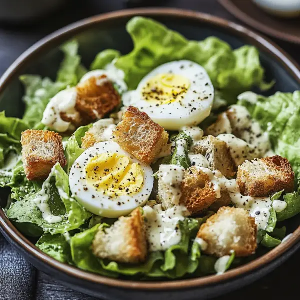 Knuspriger Caesar-Salat