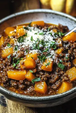 Kürbis-Rindfleisch-Bolognese
