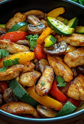 Low-Carb Gemüsepfanne mit Geflügel 22 Low-Carb Gemüsepfanne mit Geflügel