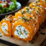 M&ouml;hrenrolle mit Frischk&auml;se
