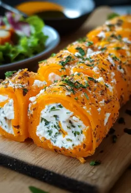 Möhrenrolle mit Frischkäse 22 Möhrenrolle mit Frischkäse
