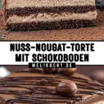 Nuss-Nougat-Torte mit Schokoboden 17 Pinterest Hidden Image