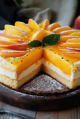 Pfirsich-Maracuja-Torte