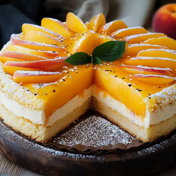 Pfirsich-Maracuja-Torte