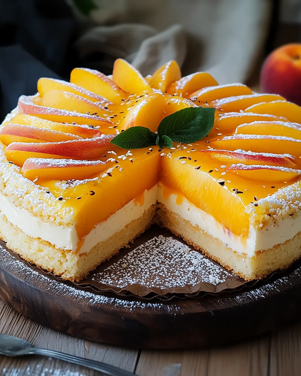 Pfirsich-Maracuja-Torte