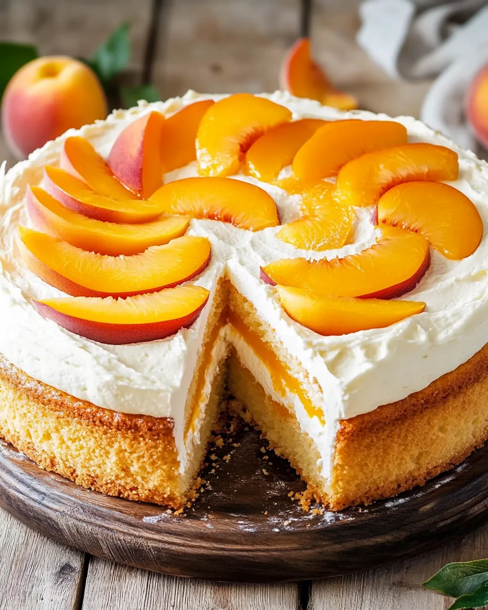 Pfirsich-Schmand-Kuchen
