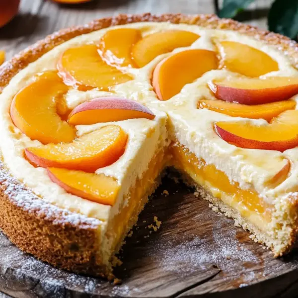Pfirsich-Schmand-Kuchen Rezept