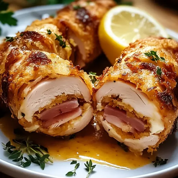 Putenröllchen nach Cordon Bleu Art