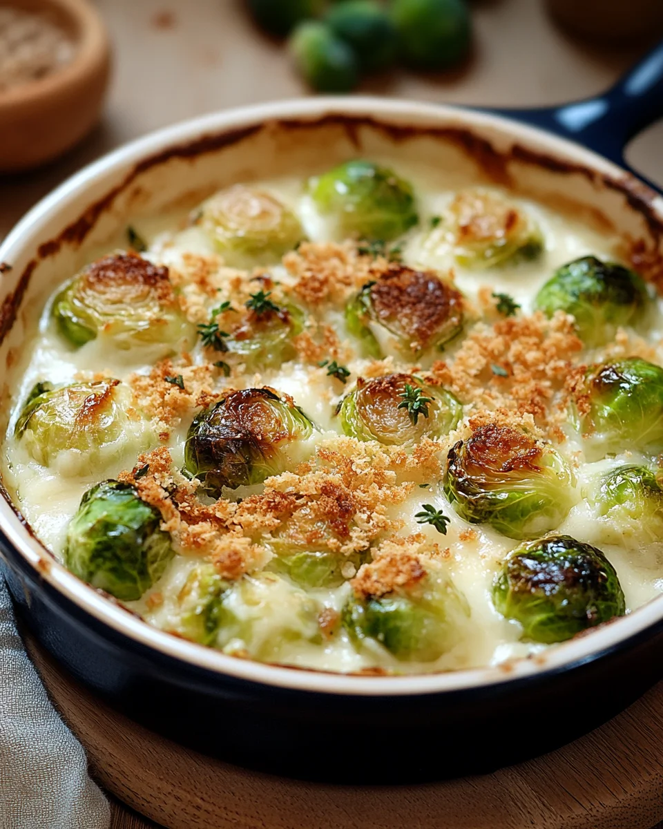 Rosenkohl-Gratin