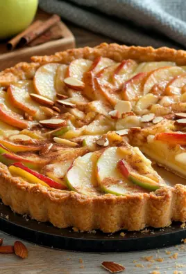 Saftige Apfeltarte mit Rahmguss