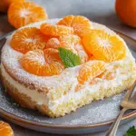Schmandkuchen mit Mandarinen vom Blech