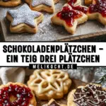 Schokoladenplätzchen - Ein Teig drei Plätzchen 21 Pinterest Hidden Image