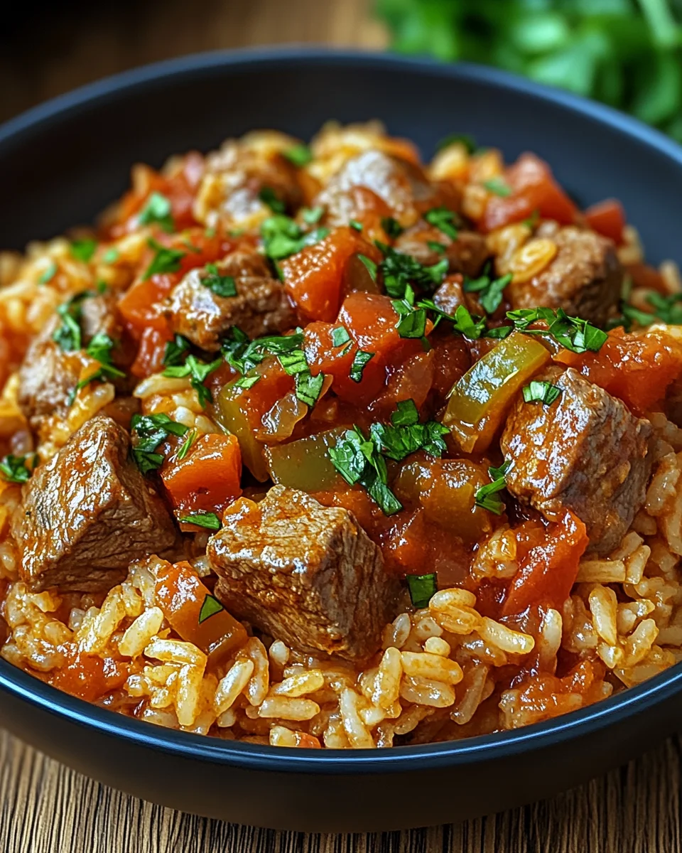 Serbisches Reisfleisch