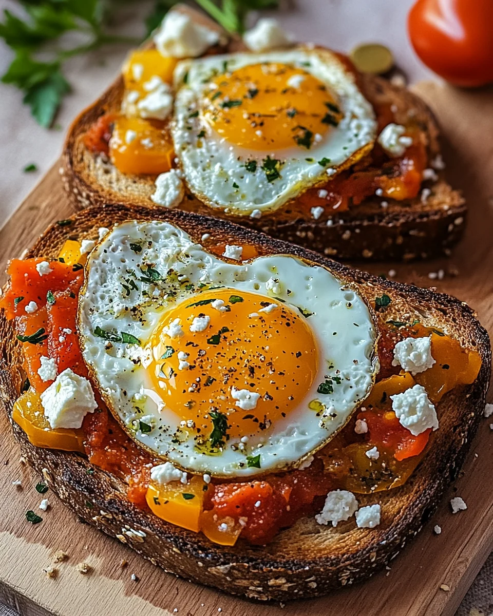 Shakshouka-Toast mit Feta-Spiegeleiern 21 Shakshouka-Toast