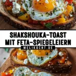 Shakshouka-Toast mit Feta-Spiegeleiern 20 Pinterest Hidden Image