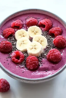 Smoothie Bowl mit Beeren (kalorienarm)