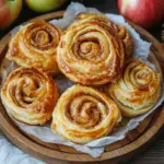 S&uuml;&szlig;e Bl&auml;tterteigschnecken aus der Hei&szlig;luftfritteuse