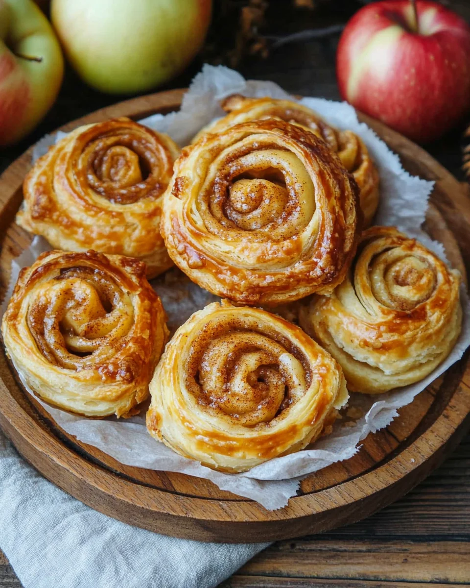S&uuml;&szlig;e Bl&auml;tterteigschnecken aus der Hei&szlig;luftfritteuse