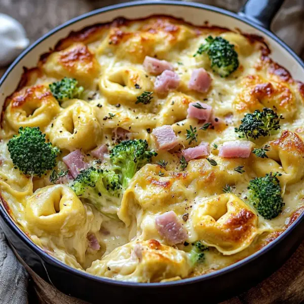 Tortellini Auflauf Schinken Brokkoli
